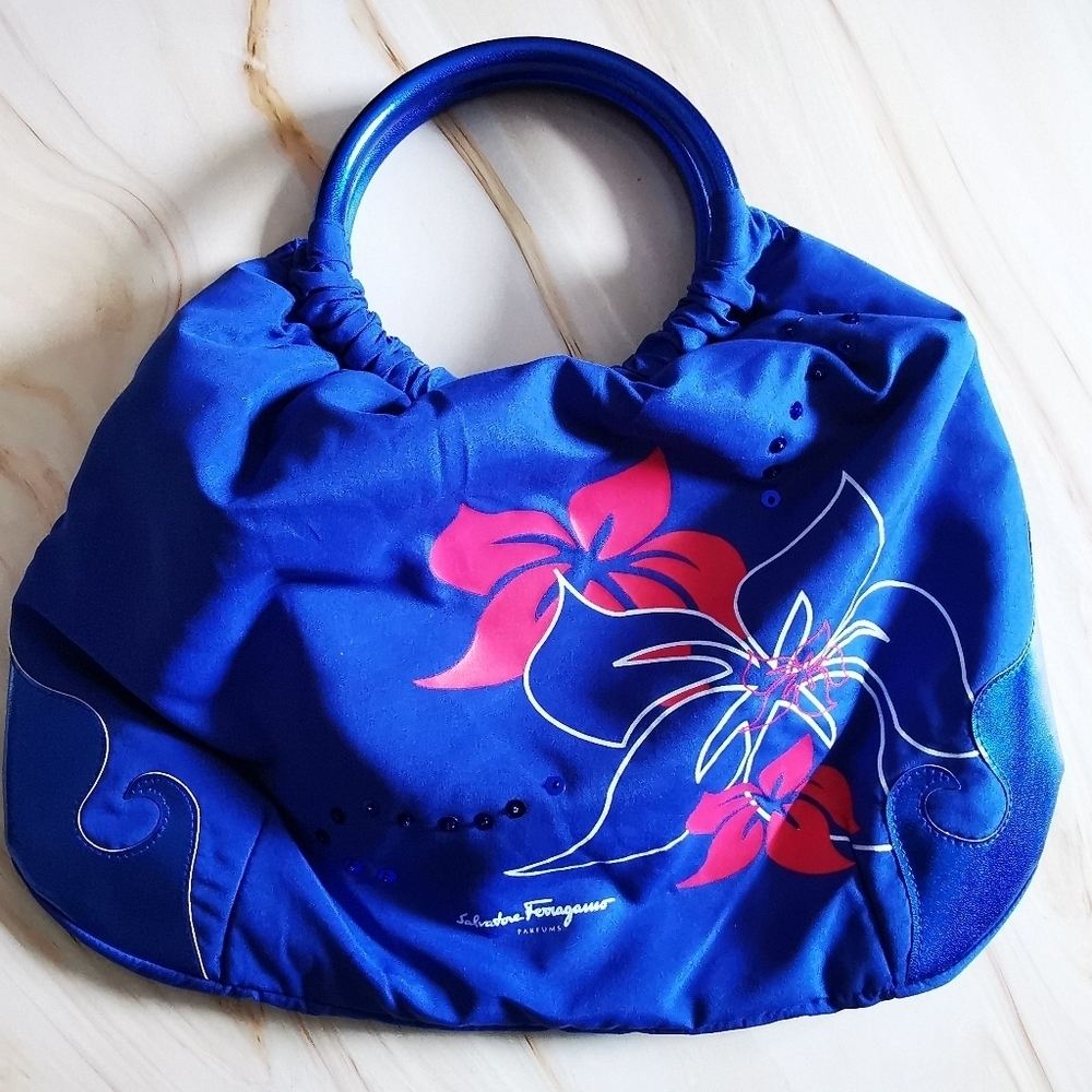 NWOT Salvatore Ferragamo Blue Handbag Electric blue - Picture 4 of 12